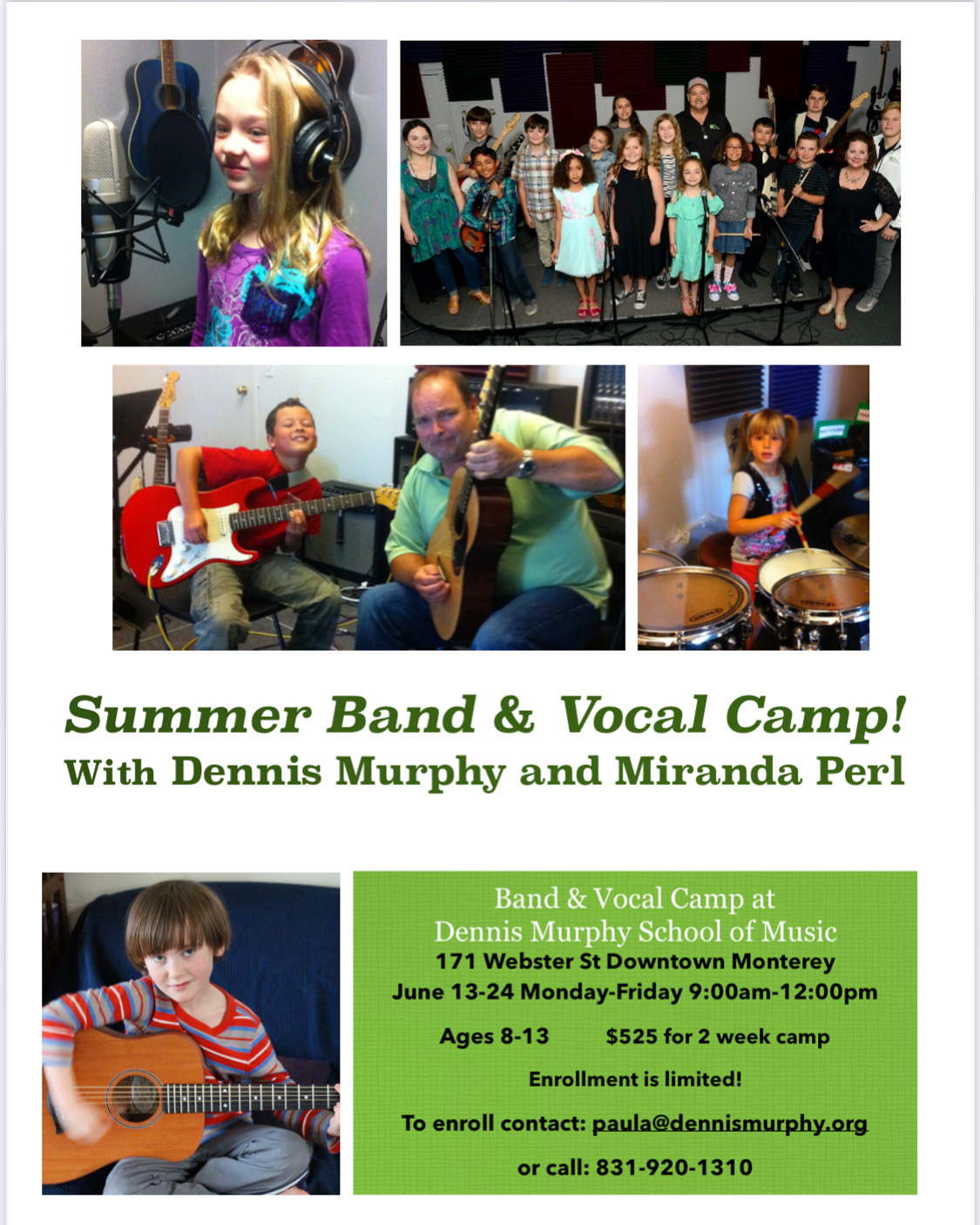 Summer Band and Vocal Camp